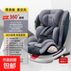 【限時(shí)促銷(xiāo)】?jì)和踩诬?chē)載360旋轉坐椅0-12可躺 尊貴版-星空灰