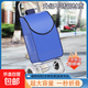 爬樓購(gòu)物車(chē)買(mǎi)菜車(chē)小拉車(chē)折疊拉桿小推車(chē)?yán)先耸掷?chē)便攜家用小拖車(chē) 藍(lán)包【加厚管材+靜音發(fā)泡輪】
