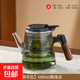 飄逸杯泡茶壺一鍵過(guò)濾茶水分離神器半自動(dòng)25年新款?lèi)灢鑹丶雍耖L(cháng)嘴 【600ml】煙灰長(cháng)嘴飄逸壺