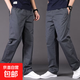 工裝褲男款春秋寬松直筒休閑褲戶(hù)外運動(dòng)職業(yè)工作服耐磨防風(fēng)長(cháng)褲子 S48深灰【耐磨 耐穿】 L 【建議 130-140斤】