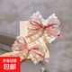 韓式可愛蝴蝶結發(fā)夾兒童頭飾洋氣側(cè)邊夾甜美劉海夾碎發(fā)卡發(fā)飾品 TS256-01粉色一對