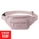 新款防水耐磨多功能腰包小胸包女生時(shí)尚潮流小清新單肩包輕斜挎包 淺紫色