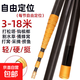 汀神高碳加厚加粗打松塔竿核桃板栗大物抄網(wǎng)伸縮桿超硬割檳榔摘果 15m