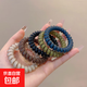 新款發(fā)繩女扎頭簡(jiǎn)約氣質(zhì)頭繩無(wú)痕電話(huà)線(xiàn)發(fā)圈高彈力皮筋頭飾 超值五件套【5個(gè)裝】
