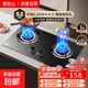 櫻花山燃?xì)庠钐烊粴?.2KW大火力猛火灶熄火保護(hù)定時一級能效嵌入式臺式兩用灶防爆玻璃煤氣灶雙灶 【天然氣】 【灶具金榜】刀鋒璇火+童鎖+熄保