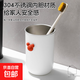 不銹鋼漱口杯一家三口四口刷牙杯抗菌防霉漱口牙刷杯洗漱杯牙缸 304不銹鋼漱口杯【紅色米奇】1個(gè)