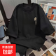 重磅短袖t恤男2025夏季寬松學(xué)生半袖潮流港風(fēng)重磅學(xué)生打底衫上SJ 博W503-黑色 XL