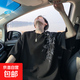短袖t恤男潮牌美式高街重磅寬松半袖學(xué)生打底衫上衣衣服情侶男裝R 黑色 【富貴竹單印】 M