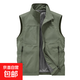26年春季新款馬甲男裝立領(lǐng)休閑多口袋工裝背心薄款馬夾 軍綠色 L 120-140斤