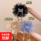 流蘇蝴蝶網(wǎng)紗花朵抓夾女2025新款氣質(zhì)后腦勺盤(pán)發(fā)顯發(fā)量鯊魚(yú)夾發(fā)夾 全色【3個(gè)裝】