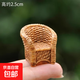 迷你竹編家具仿真復古勞動(dòng)工具微景觀(guān)DIY造景微縮模型裝飾品擺件 方竹椅