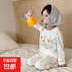 【10A抗菌】嬰兒衣服A類(lèi)無(wú)熒光無(wú)骨純棉童裝睡衣套裝新生兒衣服 田園女孩 130 建議120-130cm體重40-50斤