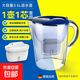 適用碧然德通用濾水壺家用廚房?jì)羲畨刈詠?lái)水過(guò)濾器過(guò)濾器三代升級去水垢濾芯 1壺1芯【除氯去垢】高效過(guò)濾