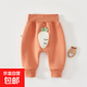 嬰兒衣服加絨加厚護肚大pp褲冬裝秋冬男童女寶寶兒童長(cháng)褲子外穿 胡蘿卜 80