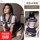 校園JK性感約會(huì )戰袍誘惑套裝新款睡衣情趣內衣水手制服qqny女校服 校園JK裙【上衣+短裙+T褲】