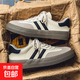 【高品質(zhì)京東物流】男鞋2025新款百搭小白板鞋運動(dòng)休閑復古德訓男 米黑 44