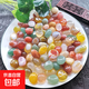 南京雨花石原石天然鵝卵石魚(yú)缸石頭花盆彩色石子七彩小石頭五彩石 雨花石2-3厘米一斤約38顆 一斤裝