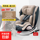 兒童安全座椅汽車(chē)用嬰兒寶寶車(chē)載360旋轉簡(jiǎn)易便攜式坐椅0-12可躺 尊貴版-魔力咔【isofix接口固定】 360°旋轉+正反雙向安裝+可坐可躺