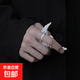 貔貅戒指潮流小眾食指單身戒學(xué)生簡(jiǎn)約個(gè)性冷淡風(fēng)男女生情侶對戒 貔貅戒指一個(gè)裝