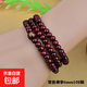紫檀木小佛珠手鏈男士108顆檀香木質(zhì)多圈多層手串女手鐲手珠飾品 6mm108顆紅棕佛字