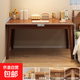 書(shū)桌學(xué)生家用學(xué)習電腦桌臥室簡(jiǎn)易辦公桌長(cháng)方形實(shí)木腿工作臺桌子 【經(jīng)典實(shí)木腿】胡桃色120*55CM