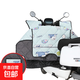 冬季電動(dòng)車(chē)擋風(fēng)被加絨加厚電摩加大防水擋風(fēng)罩電瓶車(chē)防寒保暖四季 冬款-藍色兔子【大側翼加絨加厚】