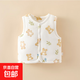 嬰兒馬甲秋冬薄棉寶寶衣服兒童坎肩夾棉背心家居無(wú)袖上衣加厚 花草熊#7567 25新款 66 建議身高58-63cm