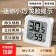 溫度計濕度計室內干濕家用小米平替電子溫濕度顯示器迷你便攜高精度壁掛式靜音 迷你溫濕度計/白色
