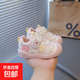 嬰兒學(xué)步鞋寶寶鞋子2025秋季新款軟底防磕魔術(shù)貼機能男女休閑鞋子 粉紅色 19 鞋內長(cháng)14cm適合腳13.5cm