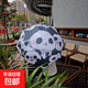 創(chuàng  )意卡通動(dòng)物雨傘可愛(ài)熊貓小貓小狗印花晴雨折疊傘黑膠防曬太陽(yáng)傘 可愛(ài)熊貓