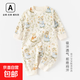 爆款全棉大碼嬰兒連體衣春秋無(wú)骨爬爬服寶寶外穿睡衣a類(lèi)套頭哈衣 倉鼠 全棉套頭肩扣連體衣 90cm 21-25斤寶寶