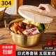 日式壽喜鍋304不銹鋼圍爐火鍋鍋具戶(hù)外燜飯鍋湯鍋燉鍋卡式爐專(zhuān)用 304食品級壽喜鍋 16cm