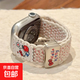 適用蘋(píng)果iwatchs11表帶編織可愛(ài)KT貓咪尼龍手表帶Applewatch987磁吸iwatchs9彈力S8新款s7女士高級 SKU_1_花邊春櫻彩點(diǎn) 適用:iwatch S9/8/7【45mm】