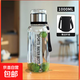 戶(hù)外旅行大容量加厚玻璃杯子便攜噸噸杯茶水分離帶杯套泡茶水杯 1000ml噸噸桶*1個(gè)【送杯套】
