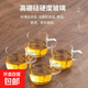 玻璃茶杯水杯小把杯加厚耐熱套裝禮物茶具品茗杯家用待客 100ml【6只裝】