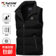 啄木鳥(niǎo)（TUCANO）2026秋冬季百搭立領(lǐng)羽絨棉馬甲男士外穿無(wú)袖坎肩背心男外套 9998黑色 2XL