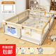 室內兒童游戲圍欄嬰兒客廳地上圍欄防護欄爬行學(xué)步柵欄寶寶家用 【180*200】防摔防撞八吸盤(pán) 送游戲大禮包