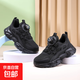 兒童春夏跑步鞋男女童中大童鞋網(wǎng)面透氣童鞋運動(dòng)校園休閑鞋旋鈕扣 1291黑色【四季雙網(wǎng)】 35 內長(cháng)22.0/腳21.0