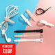 彩色扎帶理線(xiàn)器桌面理線(xiàn)器數據線(xiàn)收納磁吸固定器辦公鼠標線(xiàn)手機線(xiàn)無(wú)痕自粘繞線(xiàn)器 5個(gè)裝硅膠扎帶夾理線(xiàn)