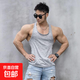 美式工字吊帶背心男士顯大肌肉訓練速干輕薄運動(dòng)健身戶(hù)外無(wú)袖T恤 星空灰 M