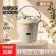 帶蓋水桶塑料桶家用塑料桶一件起批成人款塑料桶能坐純凈水桶洗澡 22L麥麩色【帶蓋】