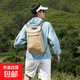 戶(hù)外可折疊雙肩包便攜防潑水皮膚包輕便運動(dòng)旅行爬山 卡其色