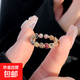 輕奢小眾設計高級感食指戒時(shí)尚個(gè)性復古彩色碧璽石榴石開(kāi)口戒指女 彩碧璽開(kāi)口戒指