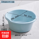 雙耳洗臉盆家用加大加厚防滑寬邊寶寶嬰兒洗澡盆43cm47cm56cm規格 臉盆加大號47cm*1藍色