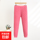 秋冬大碼女士保暖褲美體修身顯瘦高腰秋褲內穿棉褲加厚媽媽打底褲 粉色德榮棉褲 5XL 大號