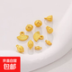 耳機掛繩合金配件吊墜蓮蓬蓮子花苞蓮花手鏈小吊手工飾品發(fā)飾材料 金蓮隨機*3（送掛繩）