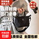 包包女單肩包尼龍布女包車(chē)縫線(xiàn)拉鏈2025年春季斜挎包均碼 黑色 均碼