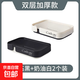 家用簡(jiǎn)約雙層肥皂盒瀝水衛生間浴室香皂盒肥皂盒架奶油香皂碟時(shí)尚 奶油白一個(gè)裝曜石黑一個(gè)裝