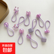 高品質(zhì)寶寶扎頭發(fā)皮筋不傷發(fā)發(fā)圈高彈力發(fā)繩兒童發(fā)飾頭繩女童頭飾 3#紫色