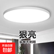 薄款吸頂燈家用防水防潮防蚊蟲(chóng)三防吸頂燈臥室陽(yáng)臺廚衛生間過(guò)道 超亮耐用【白邊】23CM-白光